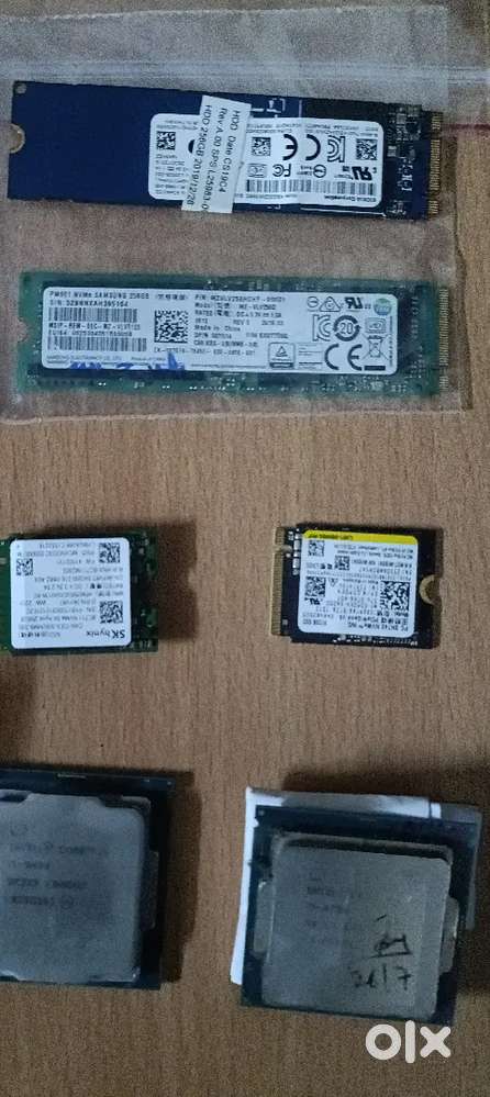 Ram,ssd,Nvme, HDD, processor, laptop Ram  Qty available.