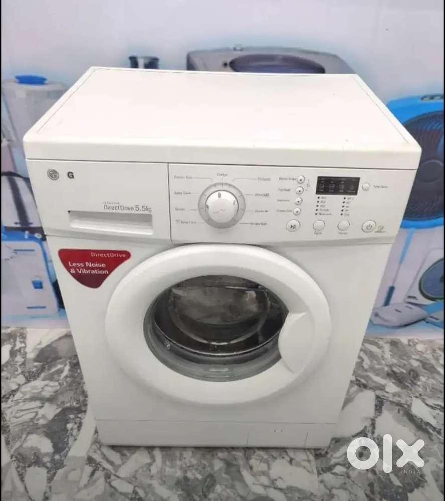 Id-367123.  LG front load white colour direct drive Washing machine