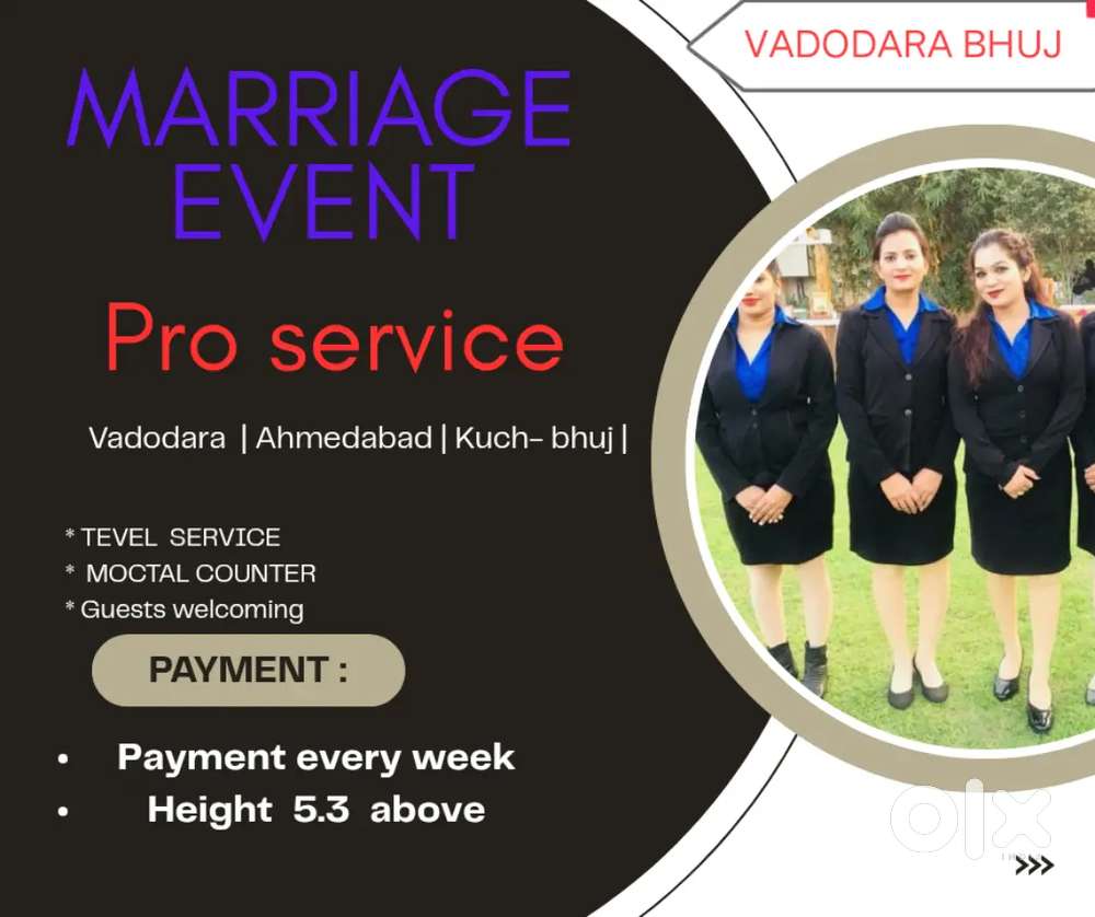 Marriage event working pro service