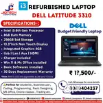 SUPER SAVER OFFER! Dell Latitude 3310 i3-8th Gen Business Class Laptop