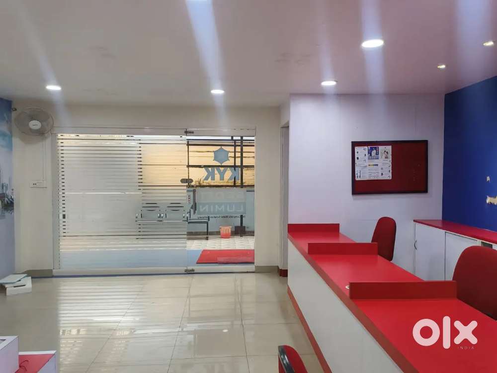 Fully Furnished office space for rent in Murinjapalam.