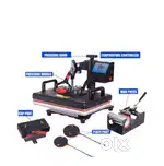 Sublimation printing set with printer 5 in 1 set