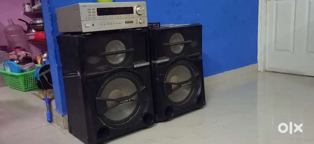 Denon AVR -1802 and Sony heavy speakers with 15inch subwoofer