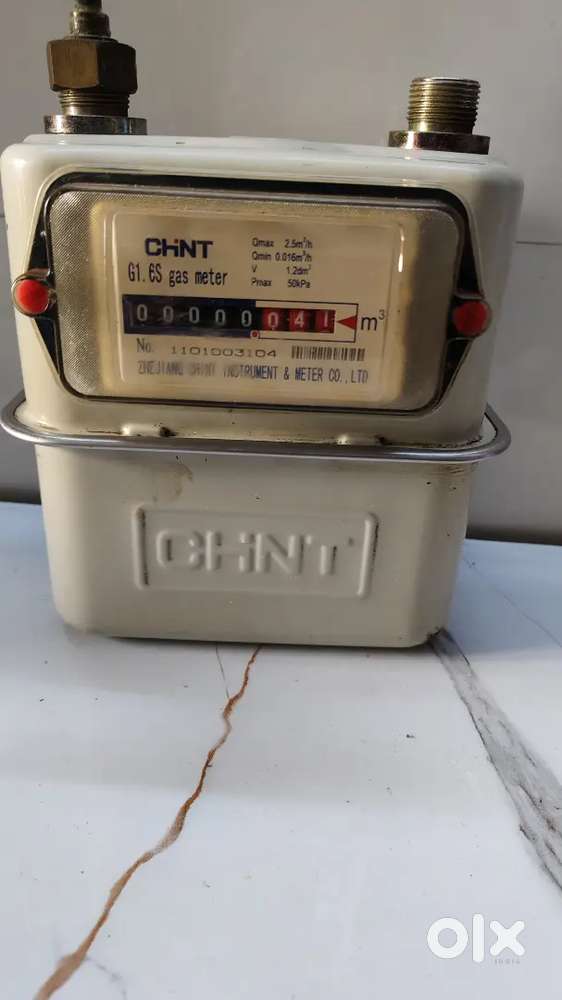 Gas meter.
