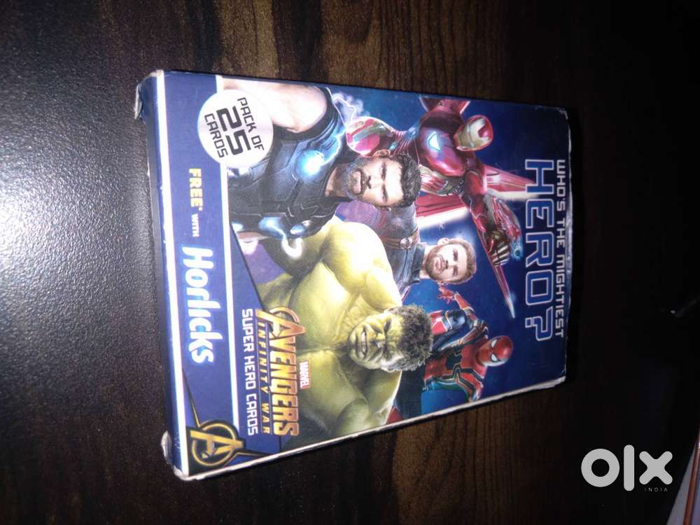 MARVEL AVENGERS WHO'S THE MIGHTIEST HERO? CARDS (pack of 25)horlicks