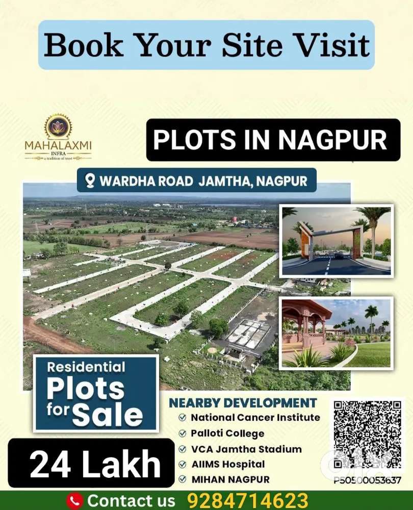 High-Growth Investment Plots at Jamtha Near MIHAN, AIIMS – New Nagpur