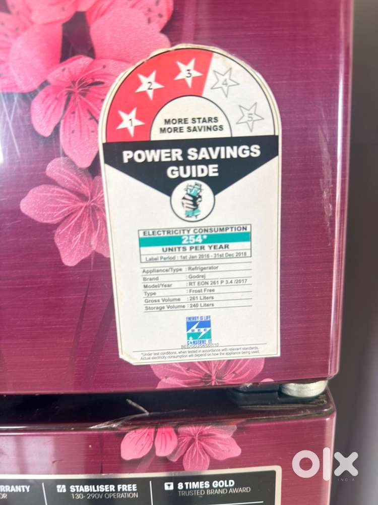 Godrej doble door fridge for sale