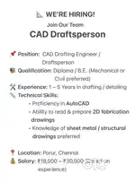 CAD DRAFT PERSON