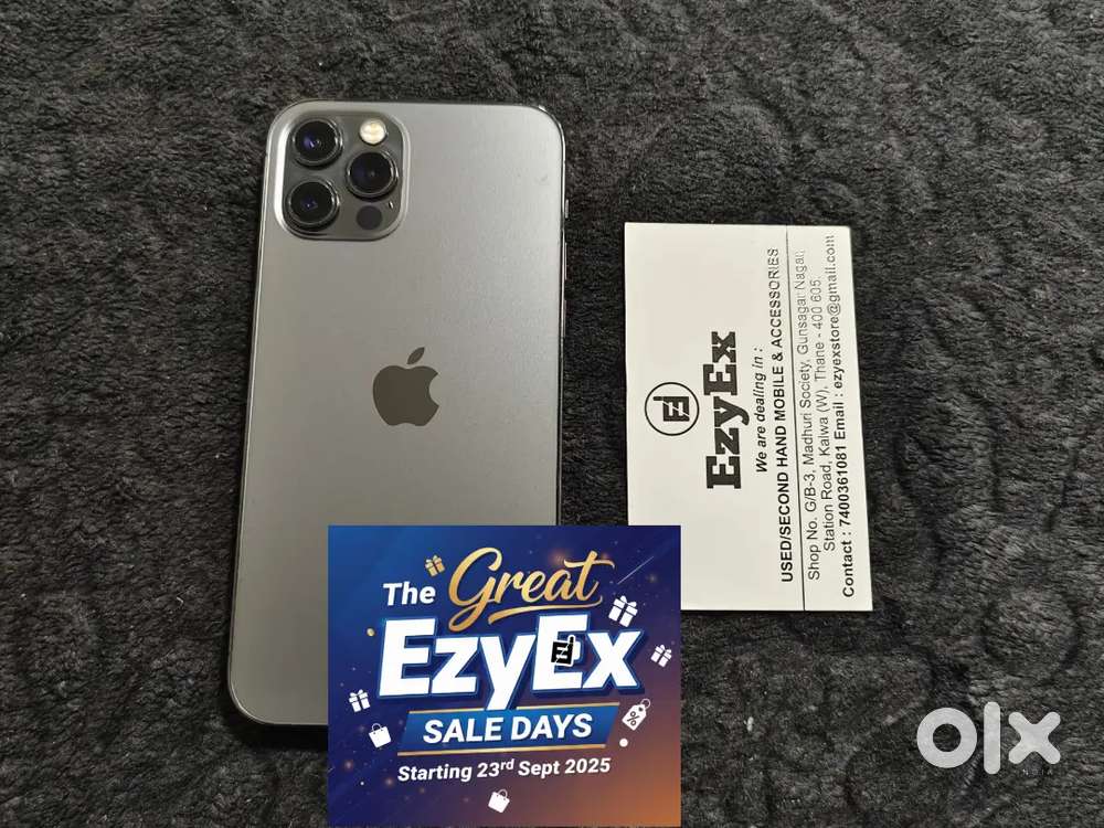 EZYEX SALE - IPhone 12 Pro 5G 256 GB, Graphite Available!