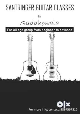 Guitar classes for all age group.You'll learn everything from beginner to advance level at a reasona...