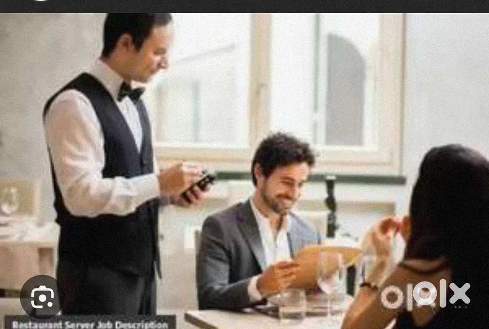 Waiters job hotel restaurant