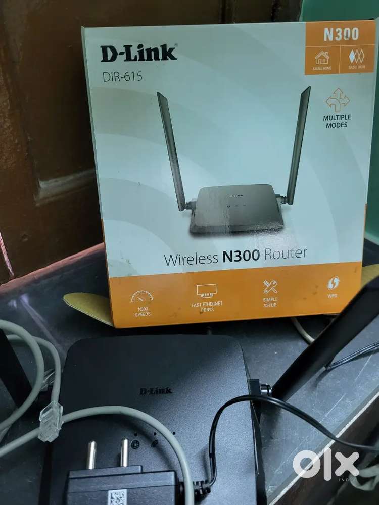 D-Link N300 router with bill