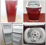 LG double door 270ltrs washing machine top load videocon 6.2kg