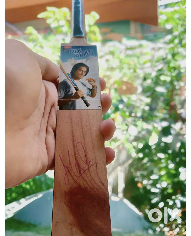 Ms dhoni signature bat