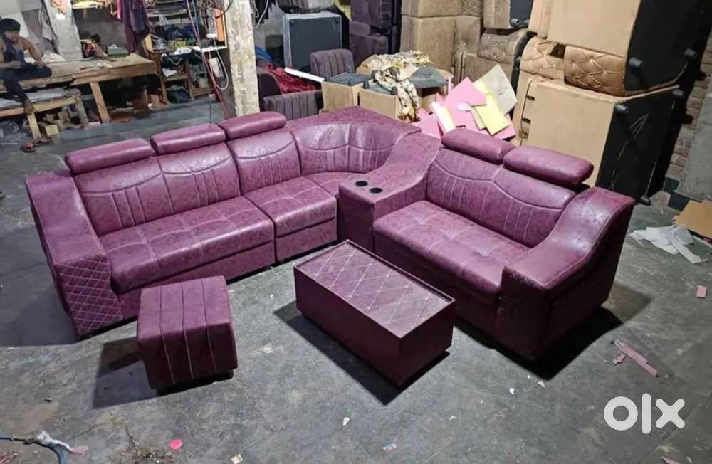 5 seater sofa features a sturdy wooden frame high density foam cushion