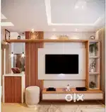 Interior work wardrobe kitchen TV cabinet worK kam