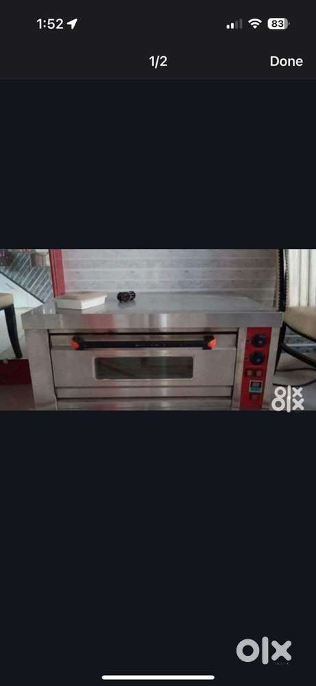 Single deck pizza oven in perfect condition