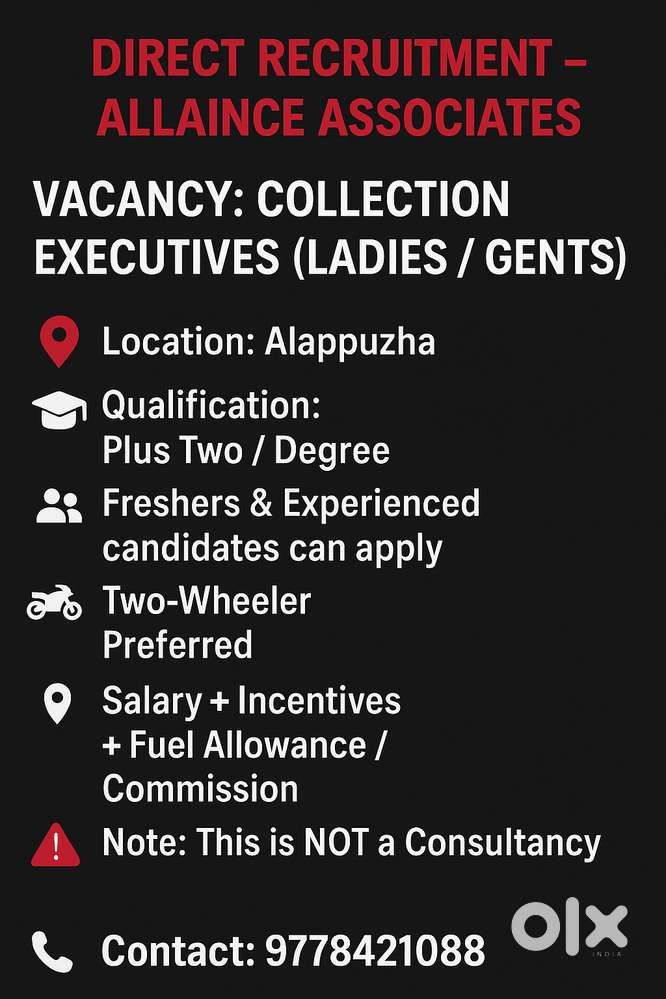 WANTED : COLLECTION EXECUTIVES