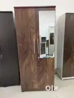 2 Door Wardrobe 2.5x6 made in strong engineering wood 18mm thickness