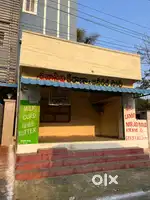 Grocery shop shutter in Uppal. Close to Uppal Bus stop, Metro.