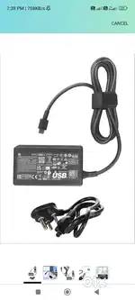 Laptop charger C Type