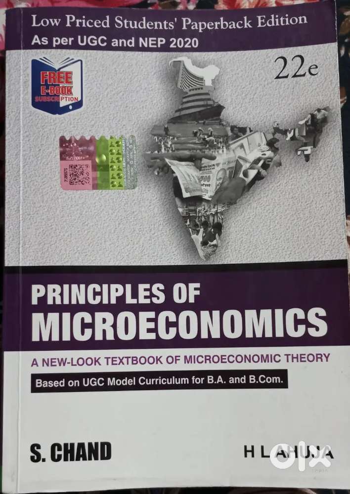 Principles of Microeconomics Book – Like New (BA/BCom)