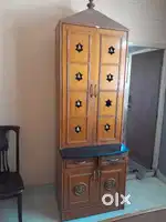 wooden Pooja cupboard
