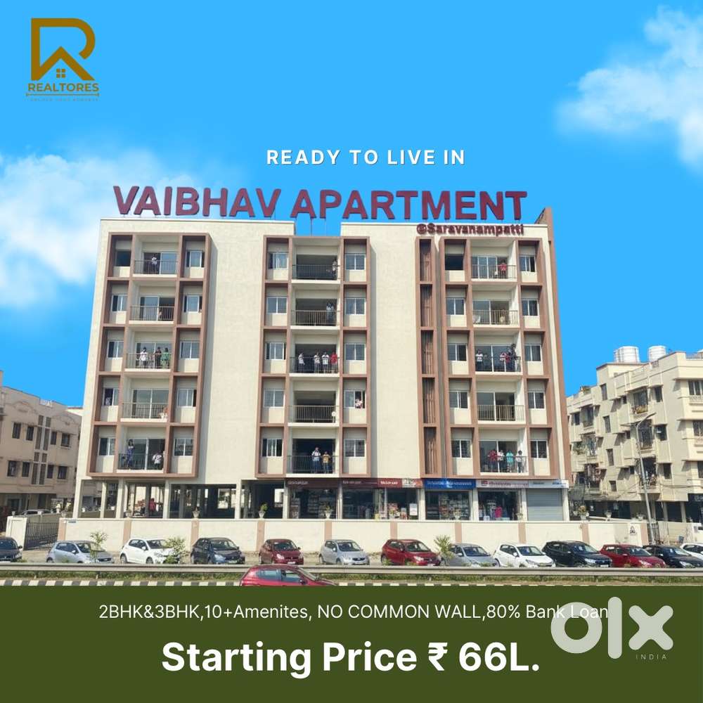 Gated Community Apartment for Sale in Saravanampatti