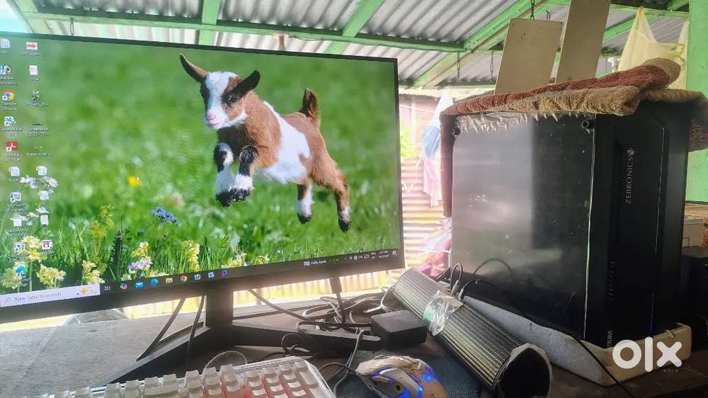 CPU i5/4th gen and Sumsung Desktop 24 ich with microtek UPS