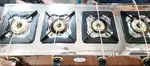 Brand new 4 burner stainless steel gas stove