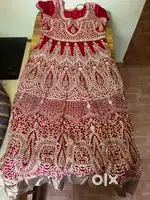 Red Golden Embroidery Gown