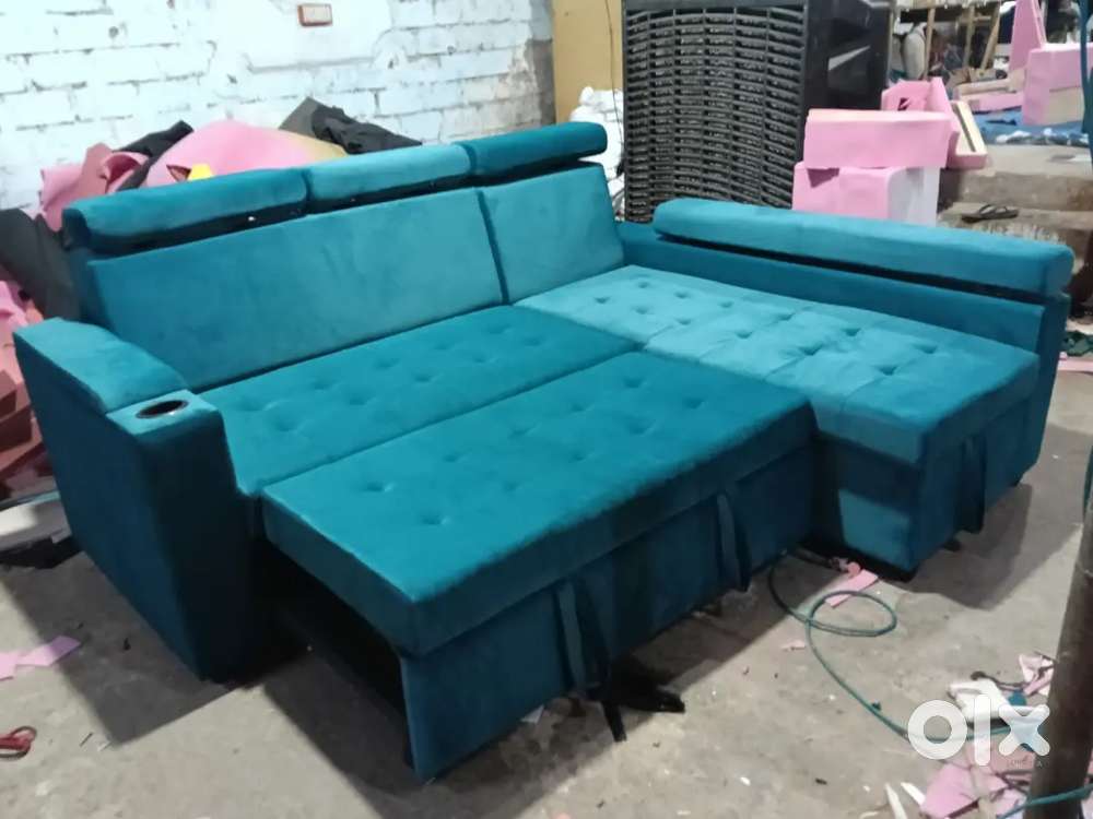 2 seater sofa comebed with longer and storage with comfortable