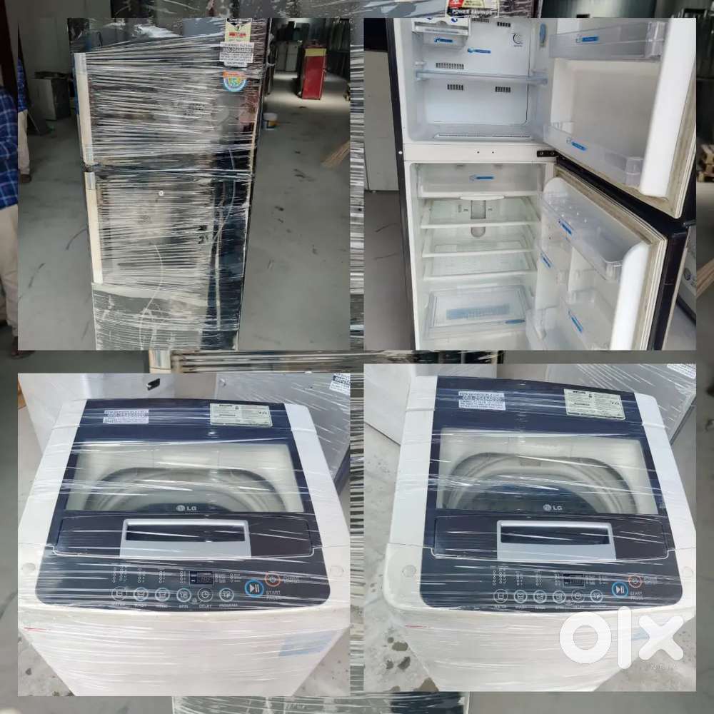 &₹#3467( videcon double door fridge & lg top load Washing machine)