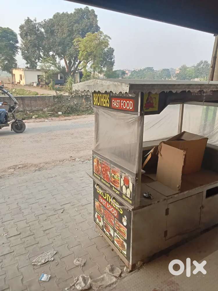 Fast food wooden counter