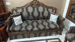 Sofa set made of teak wood