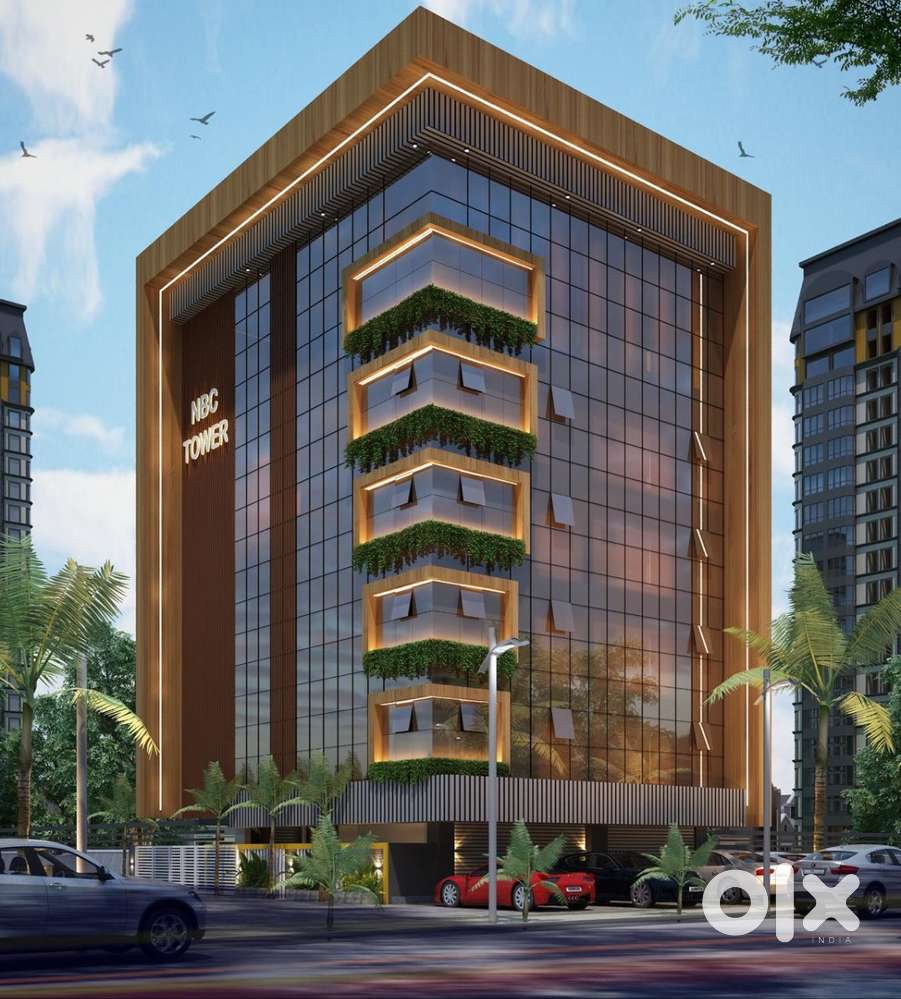 G+5 corner Commercial office building on prime IT Park road