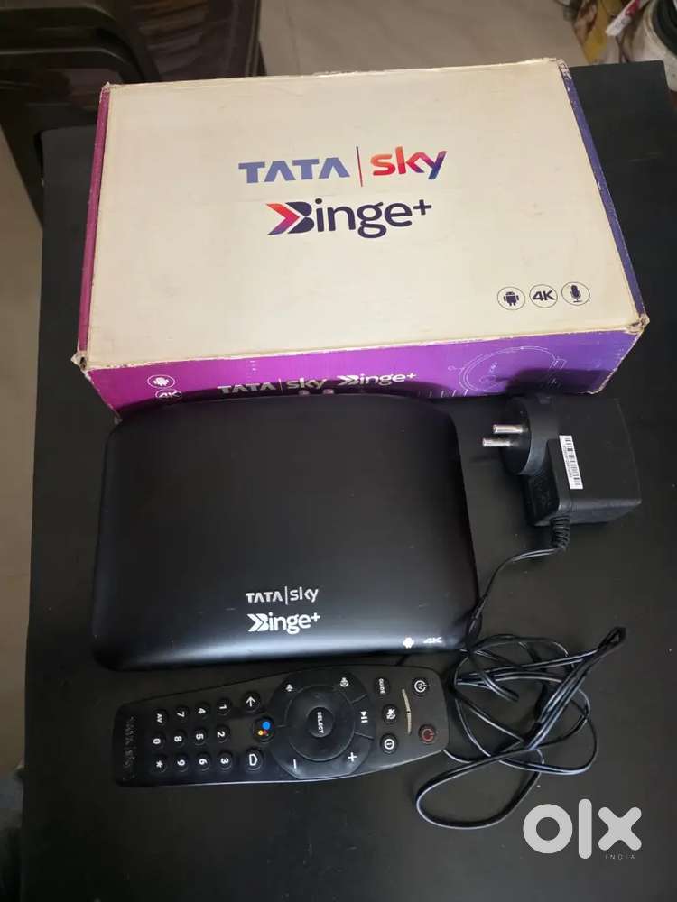 Tata 4K Android box Remote Adopter With Free apps...