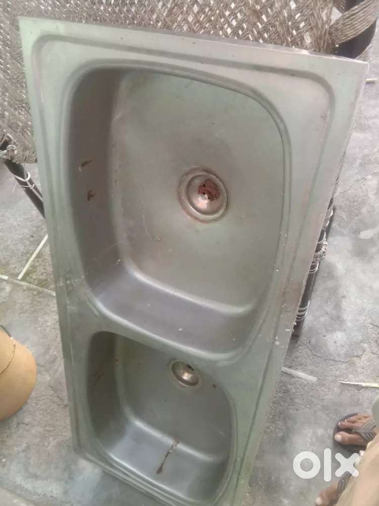 Double Sink for kitchen and hand wash sink for sale (two items)