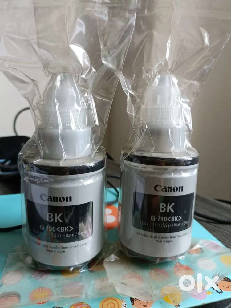 Canon Brand new GI 790 Premium Refill Ink (Black - 2 pcs) (135ml Each)
