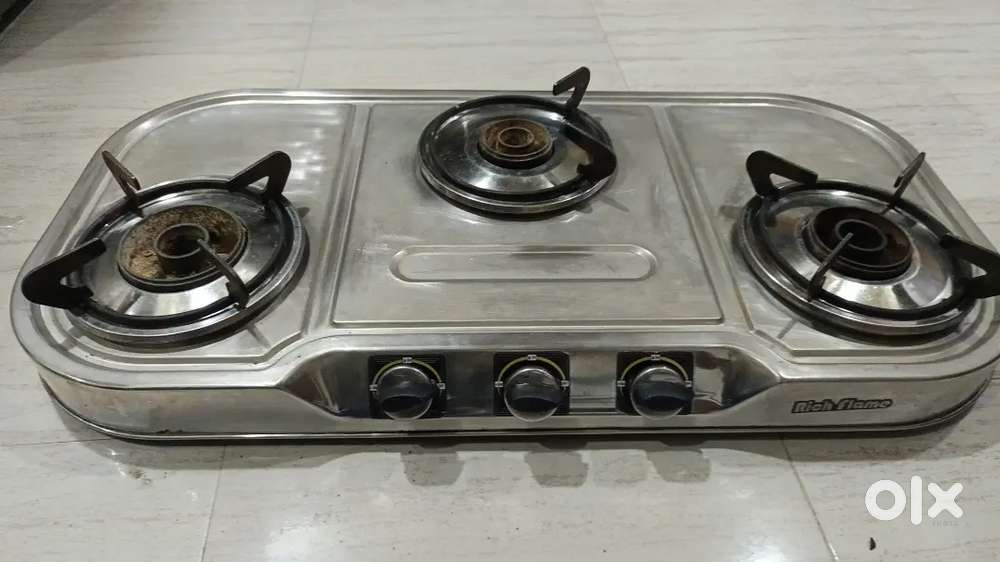 3 Barnal Gas chulo with Glass top