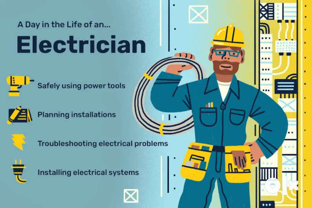 Electrician work , plumbing work, electrical fittings