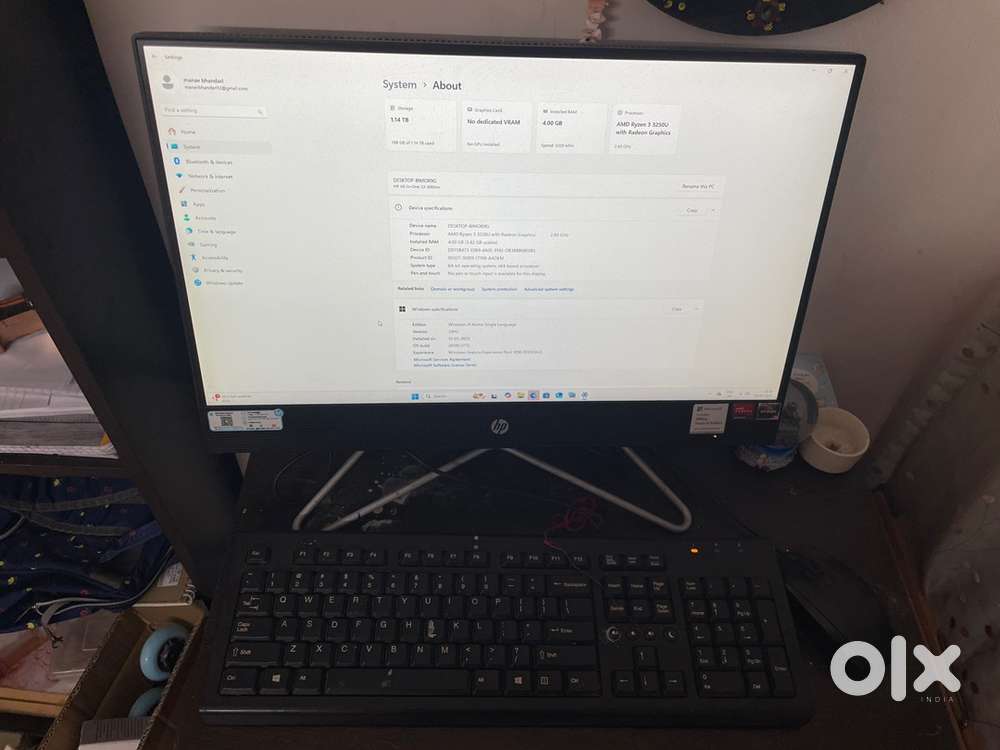 HP all in one PC selling in brand new condition