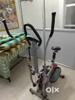 Telebrands platinum Elliptical cycle indoor cycle exercise bike red