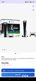 Sony PlayStation 5 console fc 24/825GB