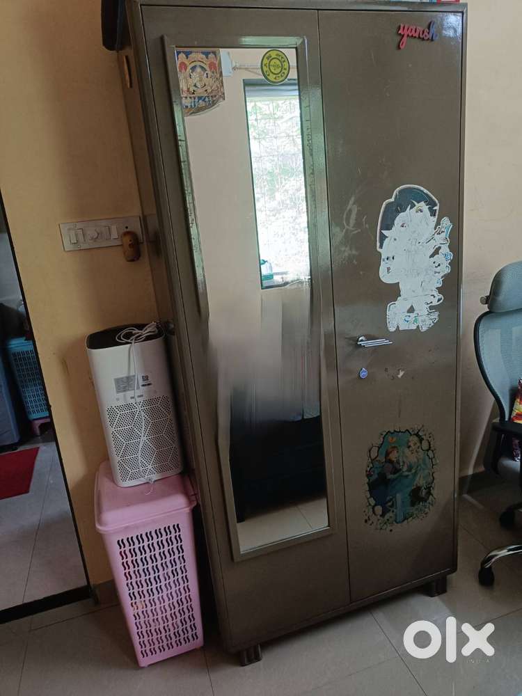 Orginal two door Godrej Almirah with mirror locker for sale