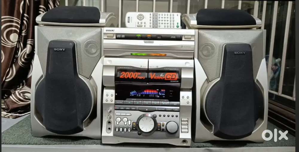 Sony MHC V818 2000 Watt DJ Mix with Tape, DVD, AUX, FM fully working