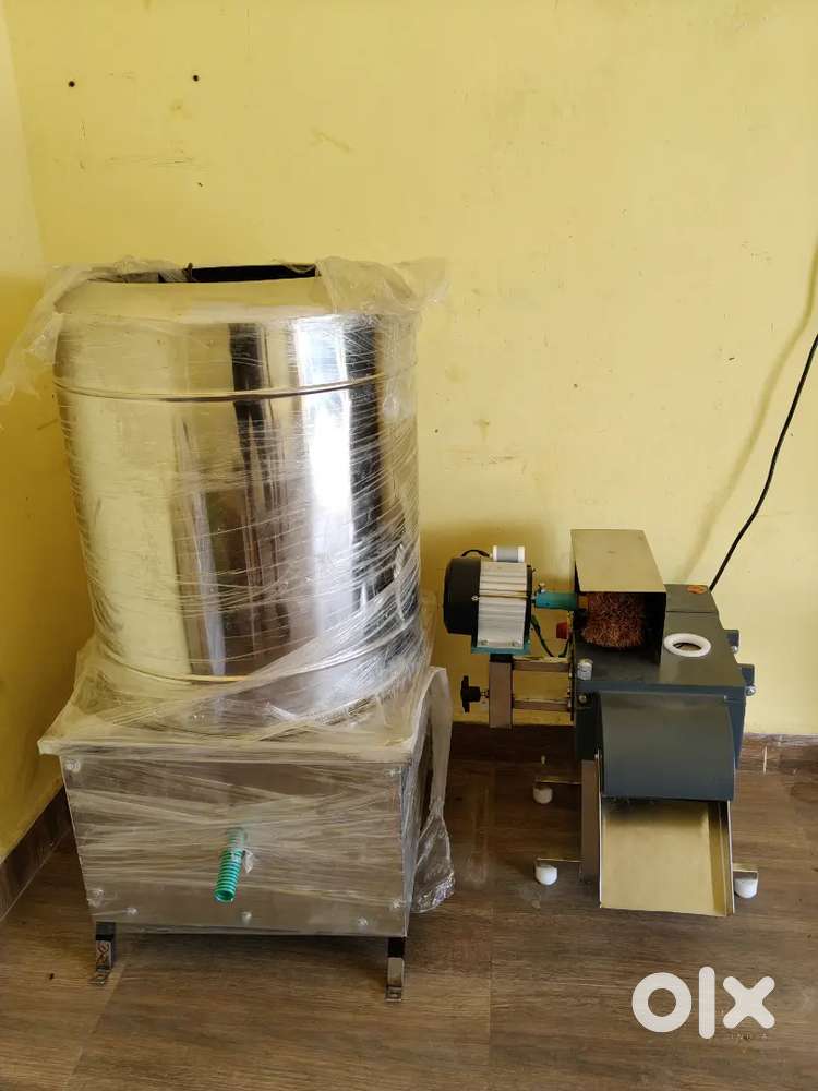 Brand new NO USED Banana chips cutter mechine and oil dryer mechine