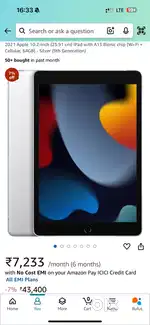 Ipad 9th generation cellular 64gb seal pack box