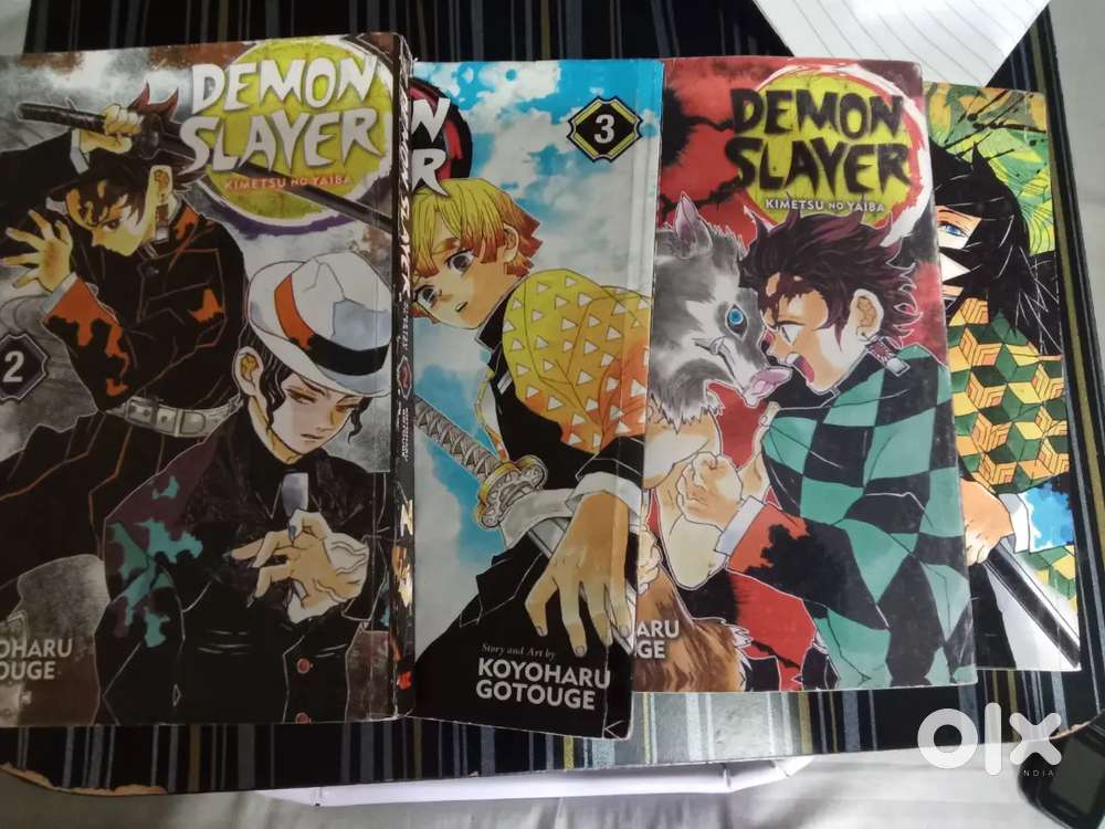 Demon slayer kimetsu no yaiba -vol2 vol3 vol4 vol 5 english