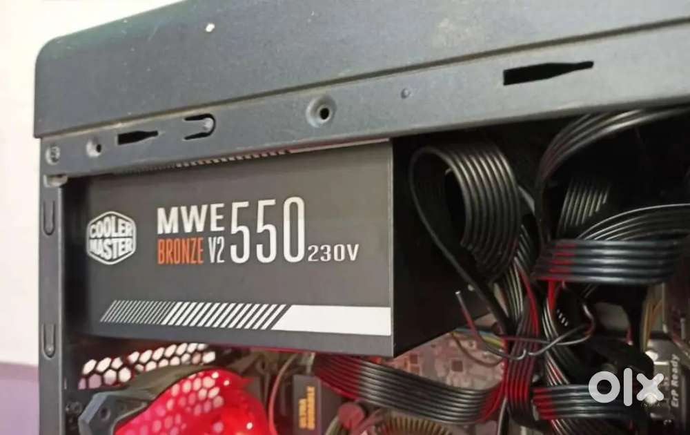 A 550watt 80 plus bronze verify ppwer supply bill box available